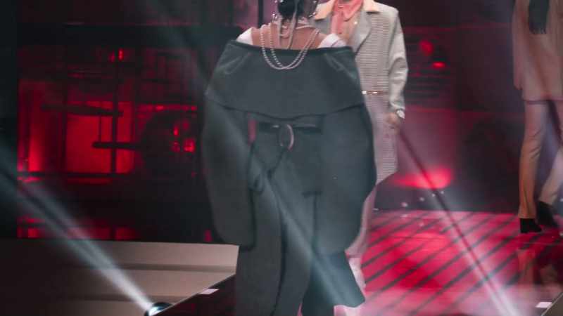 And they decided to do the bustle in the back