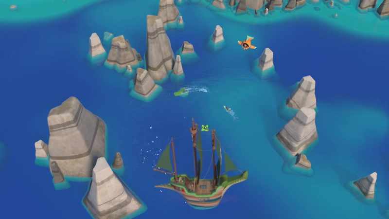 And Dilly is chasing Baddy for the treasure