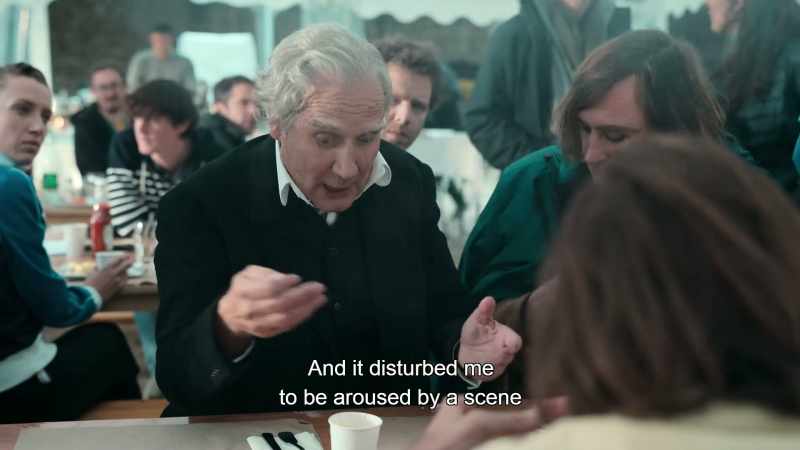 And it disturbed me to be aroused by a scene