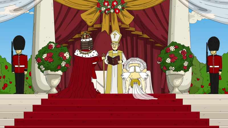 And do you, Candy, take the king as your