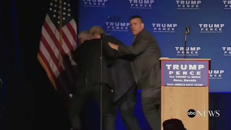 And Donald Trump had that almost one year