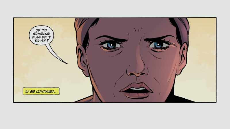 And we don't see that in comics