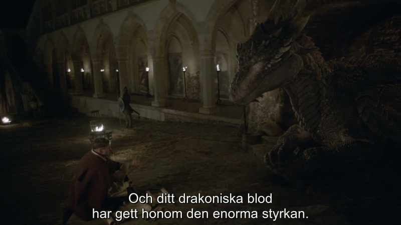 And your draconic blood has given him this great strength