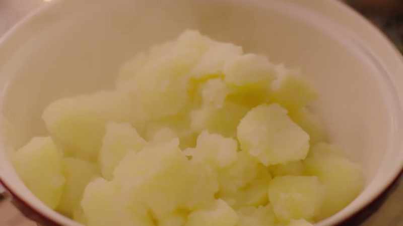 And once drained, I add butter and some