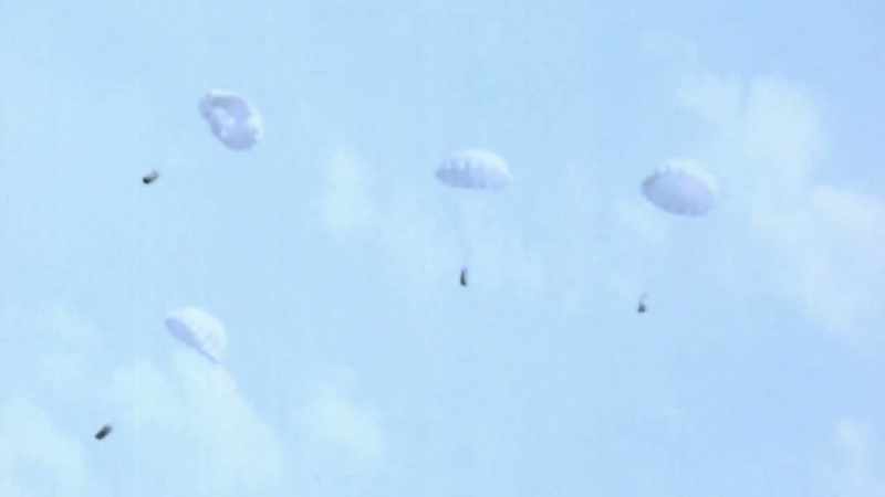 AND DROP SUPPLIES TO LOCAL FIGHTERS