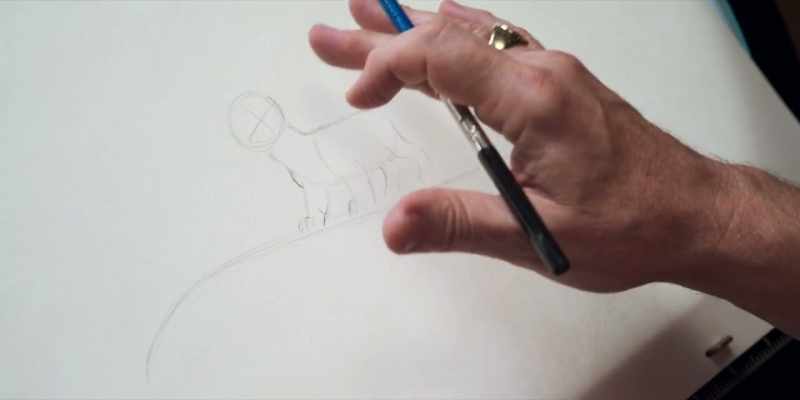 And eventually, that could either be erased or I can just draw over that