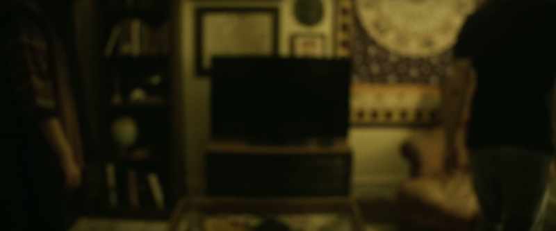 And eventually I see it underneath the television stand