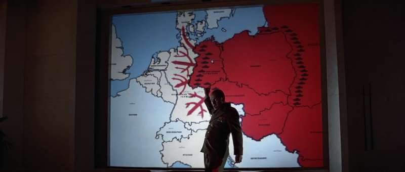 And find that a lightning thrust by ten armoured divisions from the north
