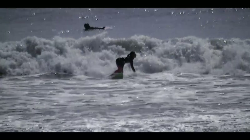 And that first wave that I caught