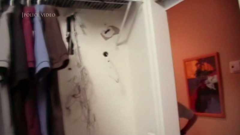 And from peeking into the master bedroom closet