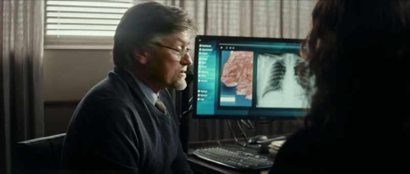 And from the pink condition of his lungs