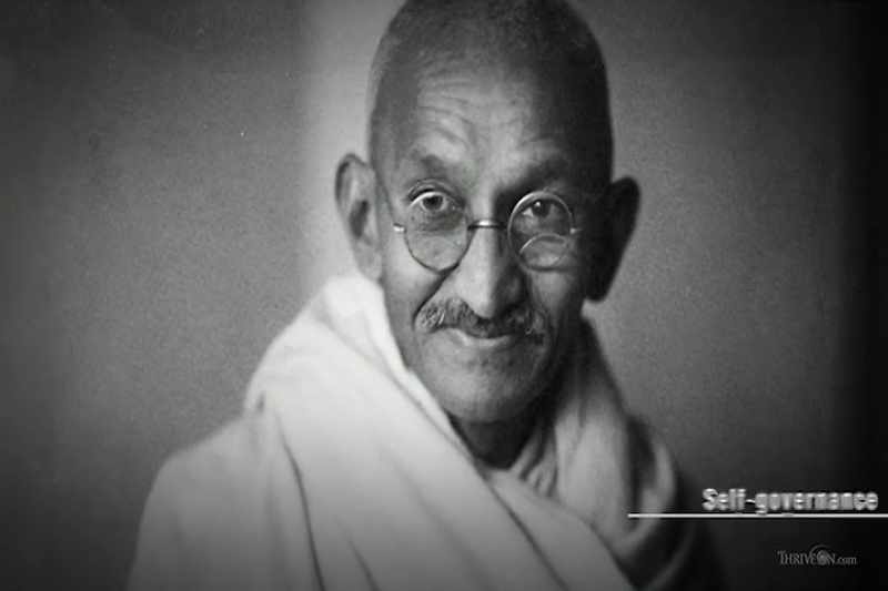 And Gandhi called it 