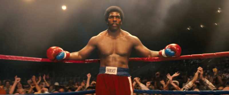 And George Foreman is standing as poised as can be