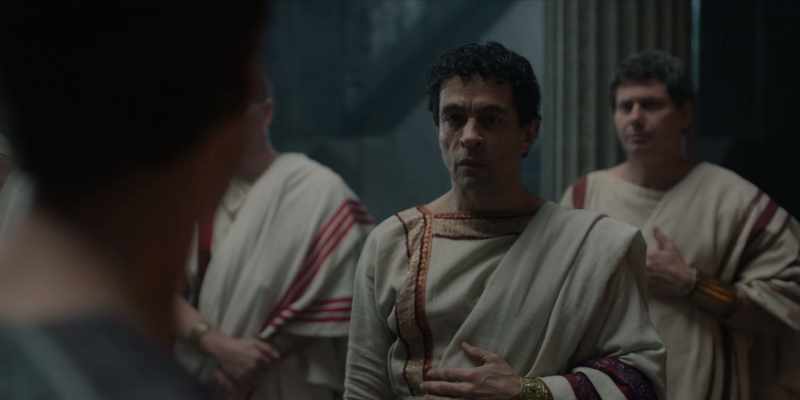 And he gives his ring of office to Agrippa