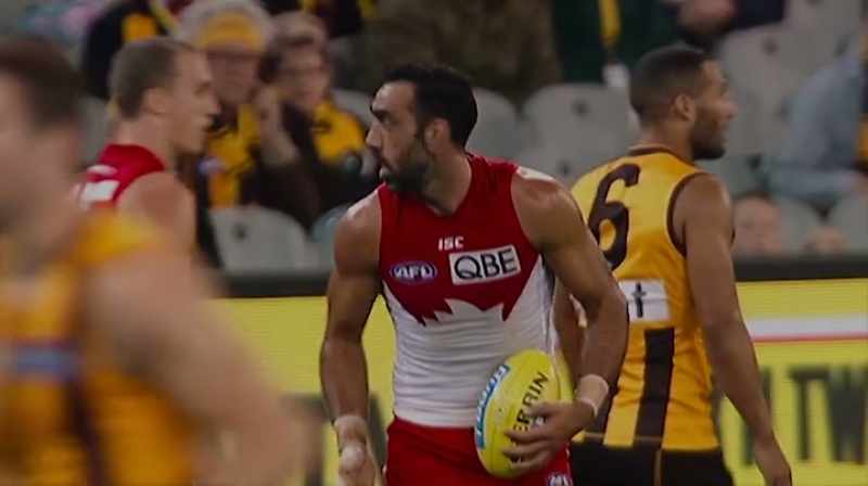 And Goodes getting some boos