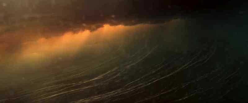 And great oceans flooded Earth's surface