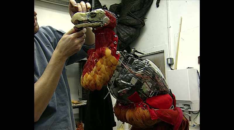 And we had a animatronic version