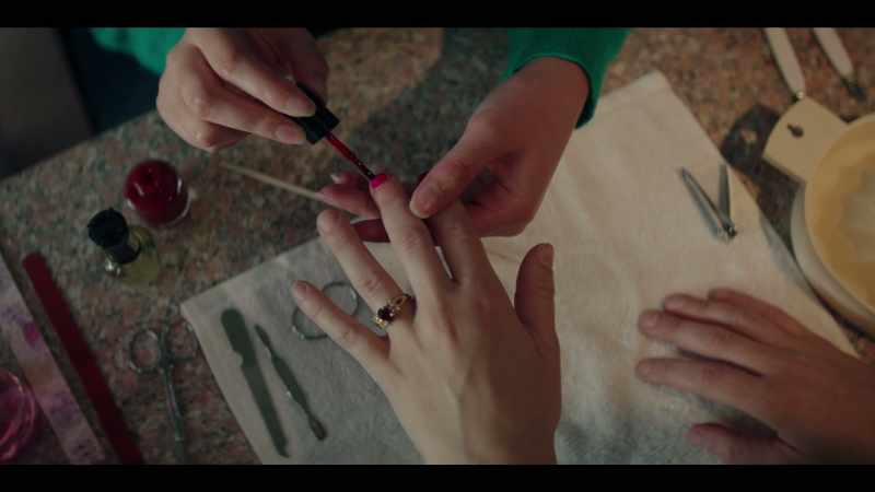 And her hands were trembling