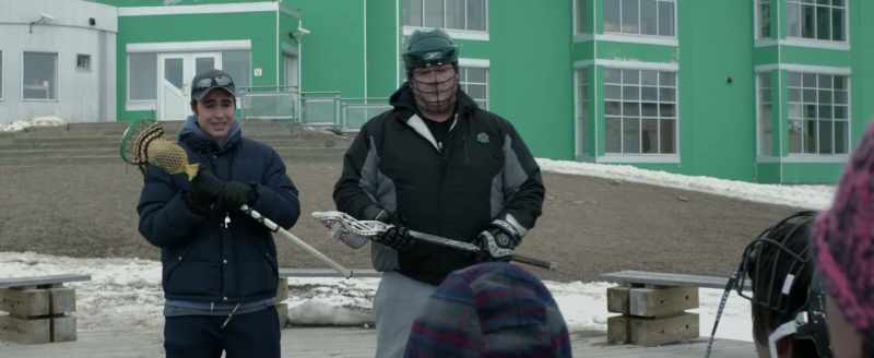 And you have to keep your hands together on your stick