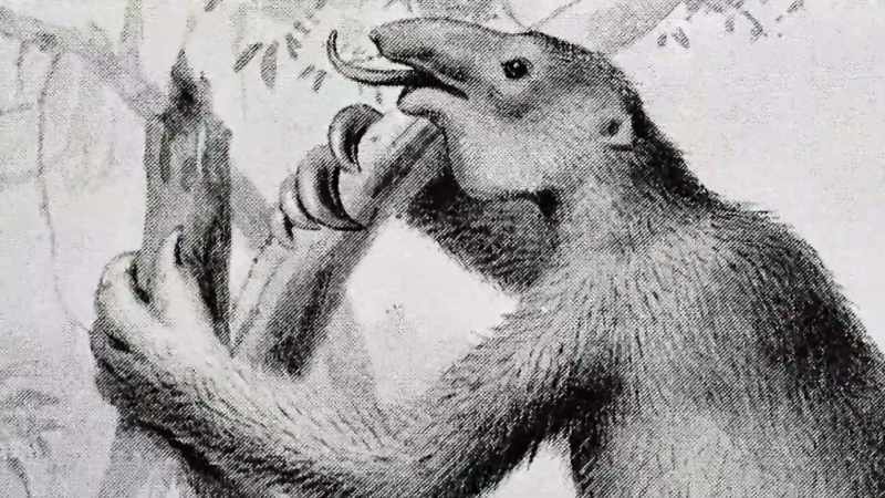 And they have these huge, long, hooked claws