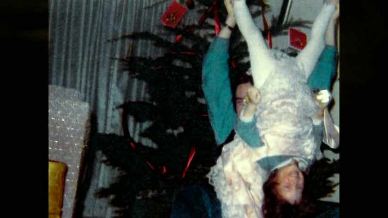 And he was always throwing me, hanging me upside down