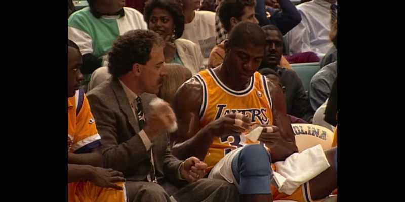 And when he comes to the bench