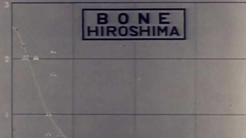 And he had measured these radiation doses