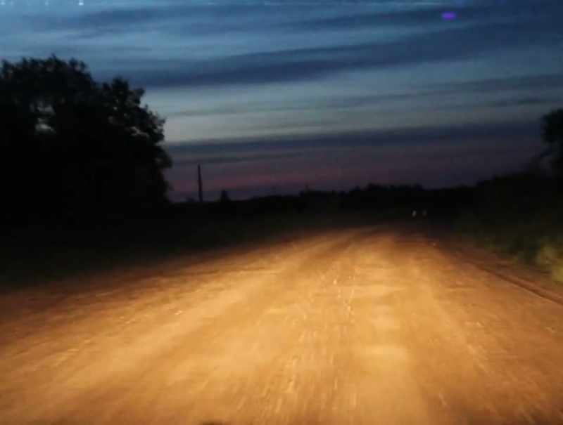 And, as he pulls off, because there was so much gravel