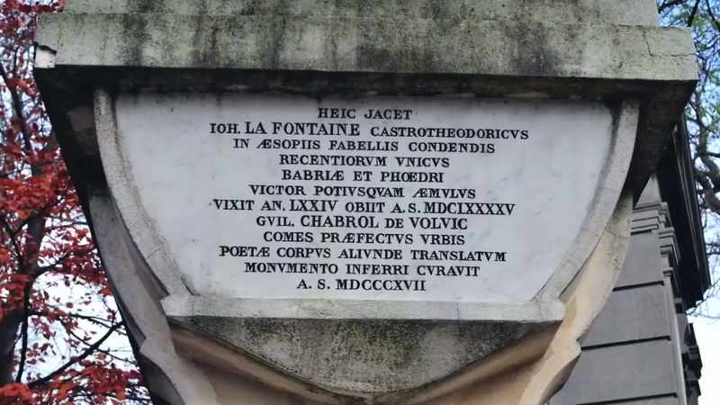 And he was walking these very paths in père lachaise