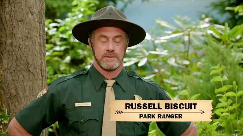 And here to help us build it is Ranger Russell Biscuit