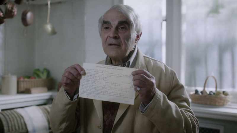And here is the death certificate