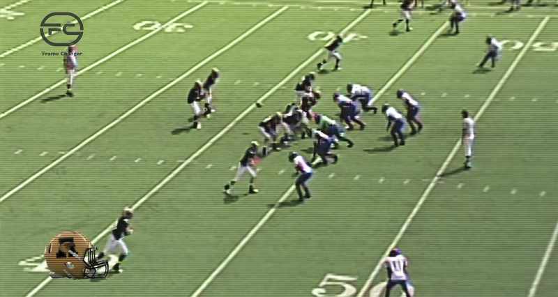 And here's Ronnell Sims' first varsity snap