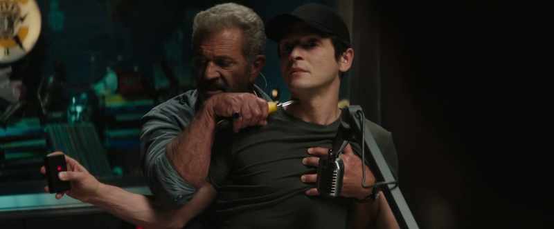 And he's holding a device