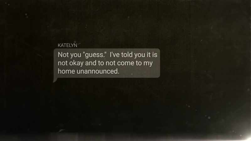 And he's still texting her that he loves her