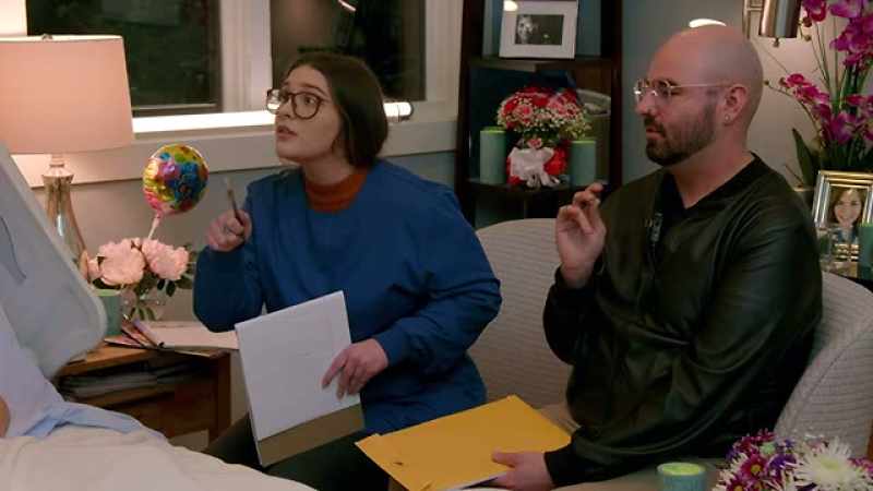 And he's talking to the detective