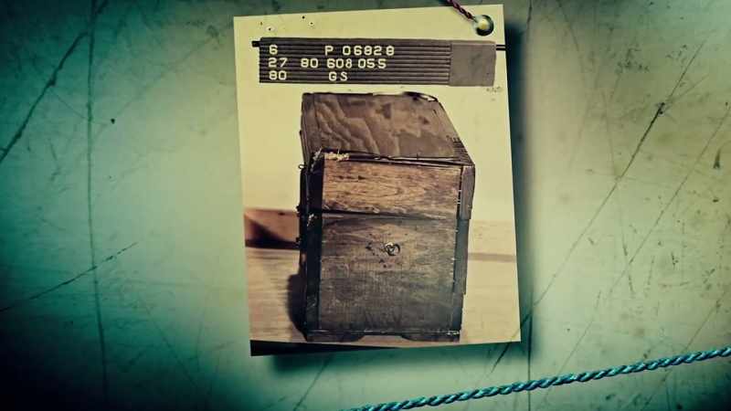 And he hit this little wooden box that