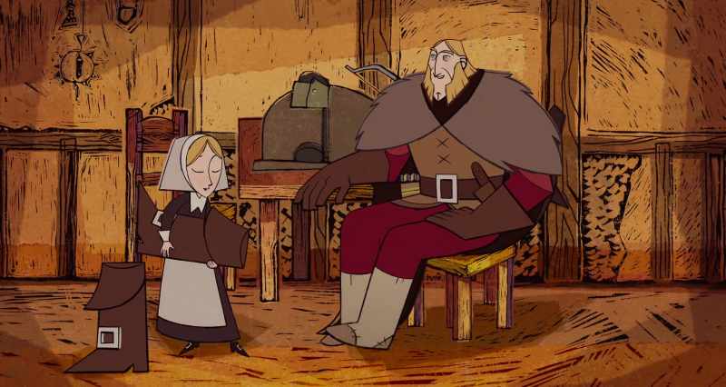 And how was your scullery work? You must be tired, love