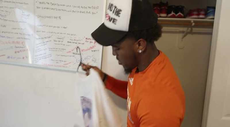 And I always kept it 'cause we-- all my brothers and 'em signed it