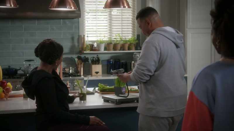 And I am drinking a celery, ginger, wheat-grass smoothie