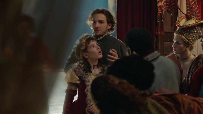 And I-I lent him the gown to practice