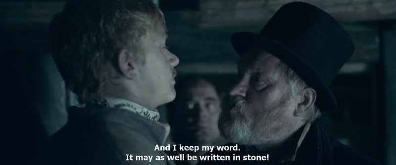 And I keep my word. It may as well be written in stone!