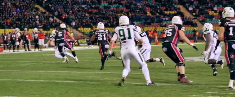 And I missed the tackle