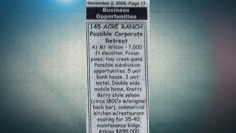 And I purchased the ranch directly