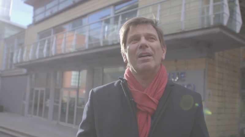 And I remember Simon comes walking down one day