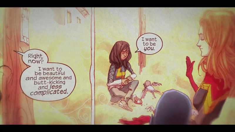 And I think the first time that Kamala Khan gets powers