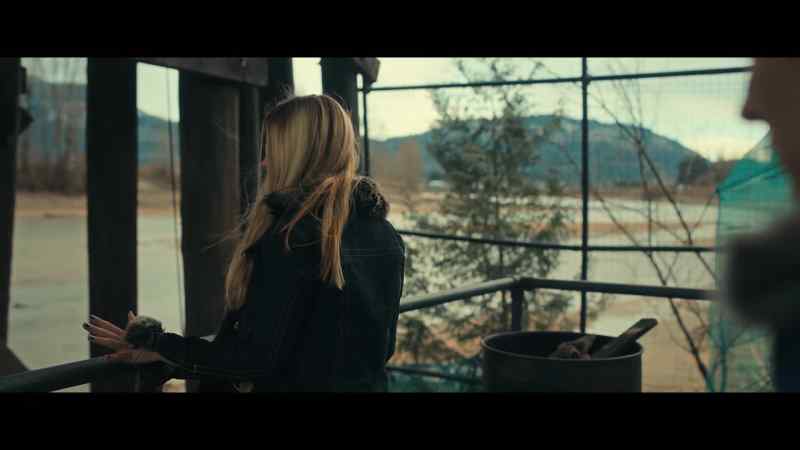 And I waited until she was right by the railing