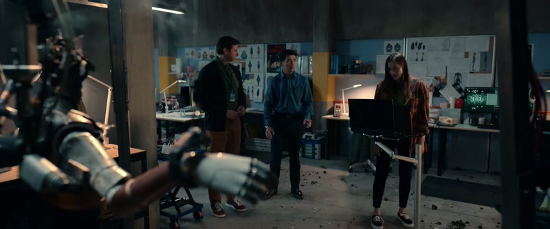 And I want you to take this cyborg puppet show