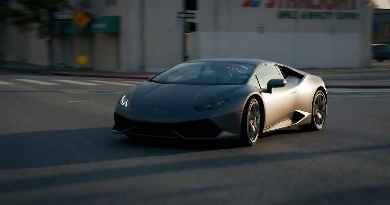 And I'm in a Lamborghini Huracan