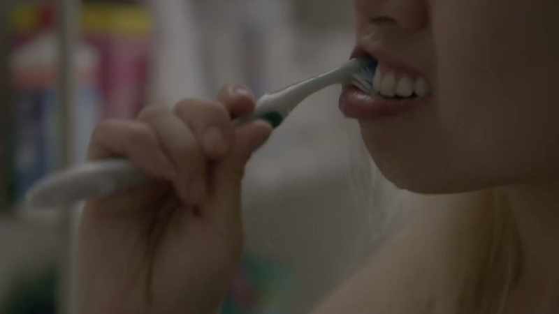 And I'm not using any toothpaste