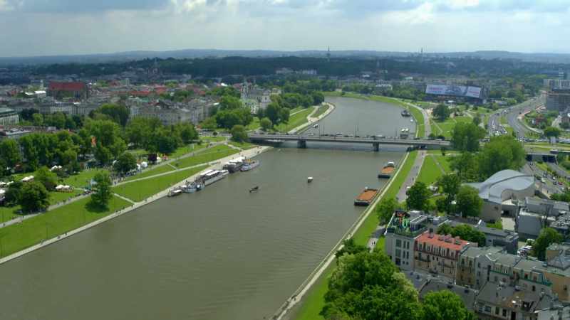 And in a few days, the Vistula River will be the setting